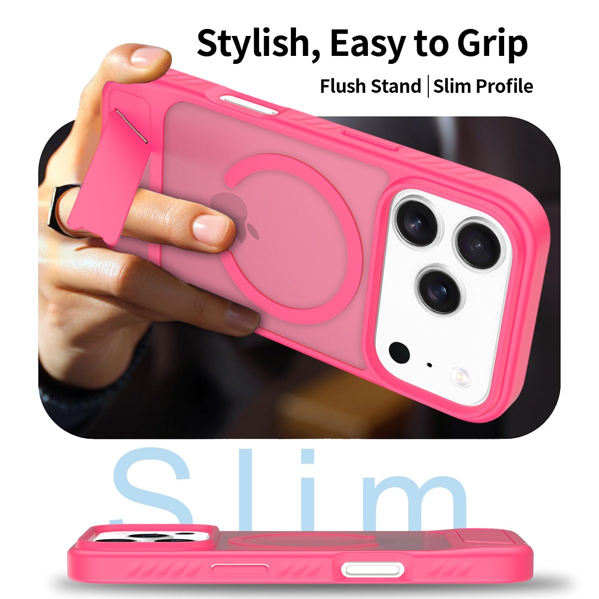 Tilt 45° Frosted Magnetic Stand Case — 217
