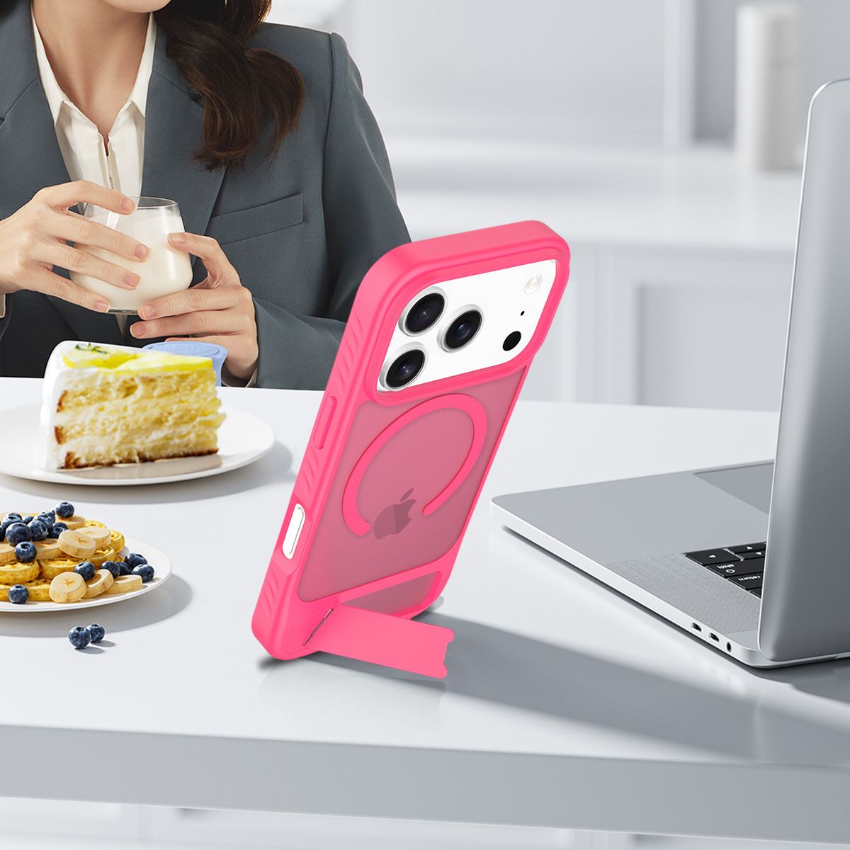 Tilt 45° Frosted Magnetic Stand Case — 219