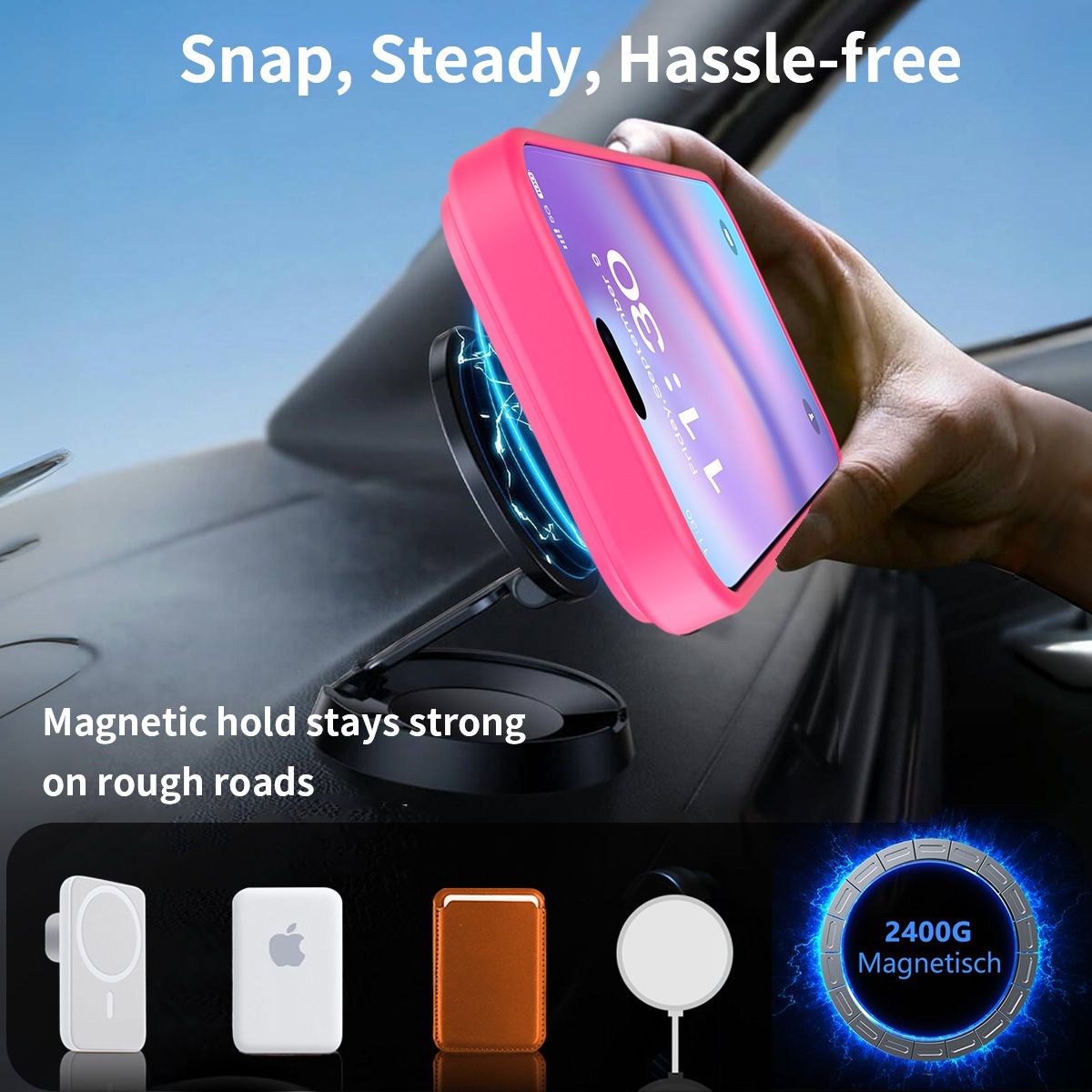 Tilt 45° Frosted Magnetic Stand Case — 220