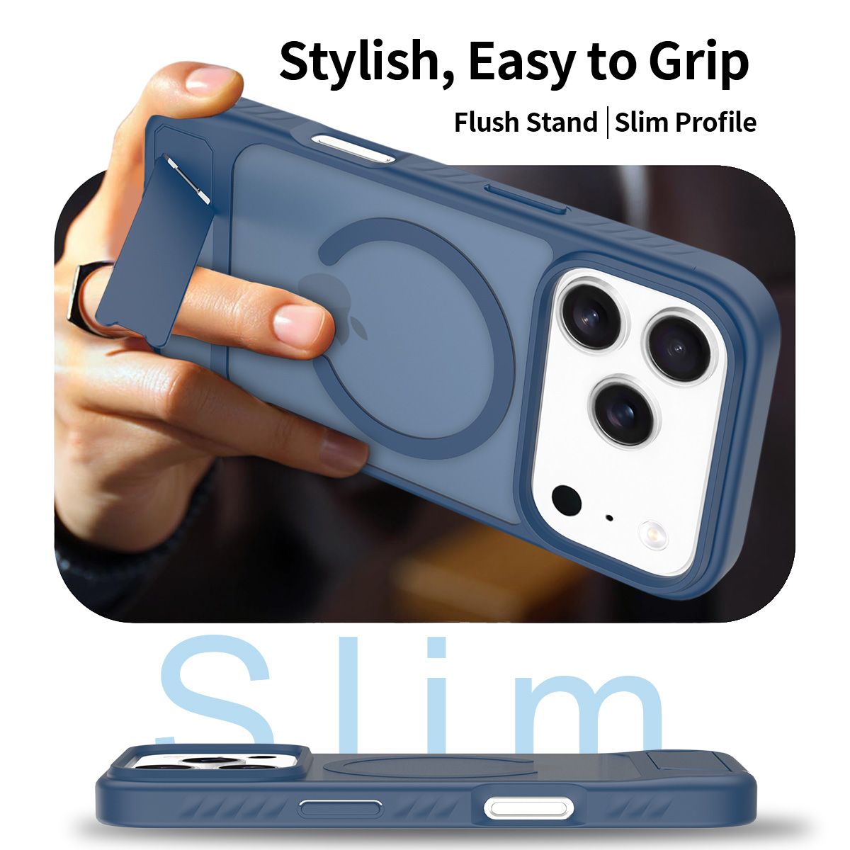 Tilt 45° Frosted Magnetic Stand Case — 224