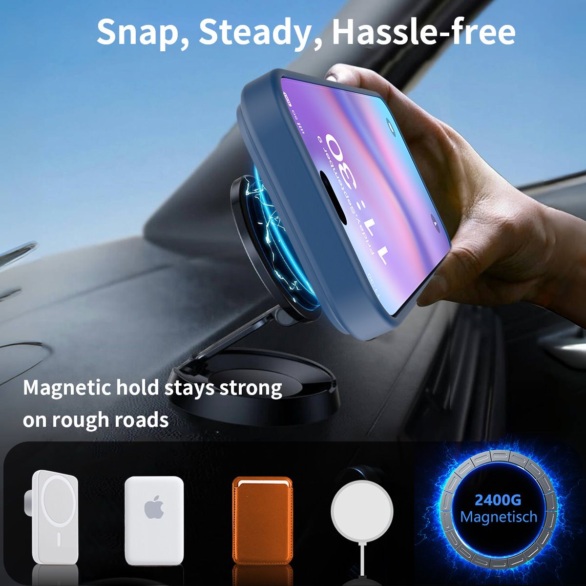 Tilt 45° Frosted Magnetic Stand Case — 228