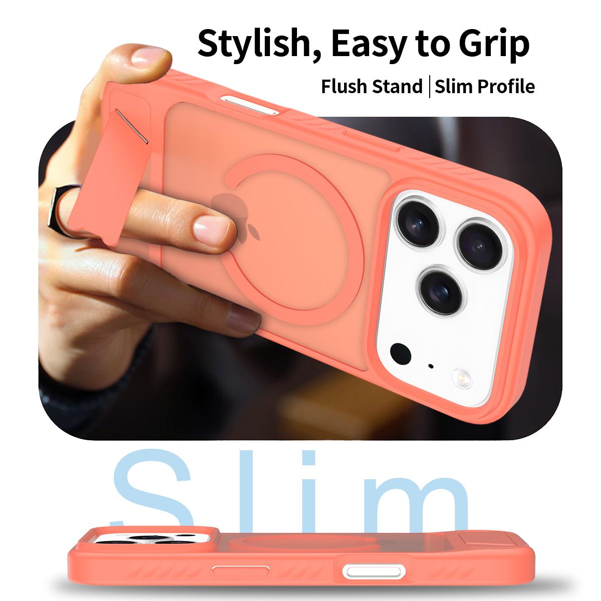 Tilt 45° Frosted Magnetic Stand Case — 232