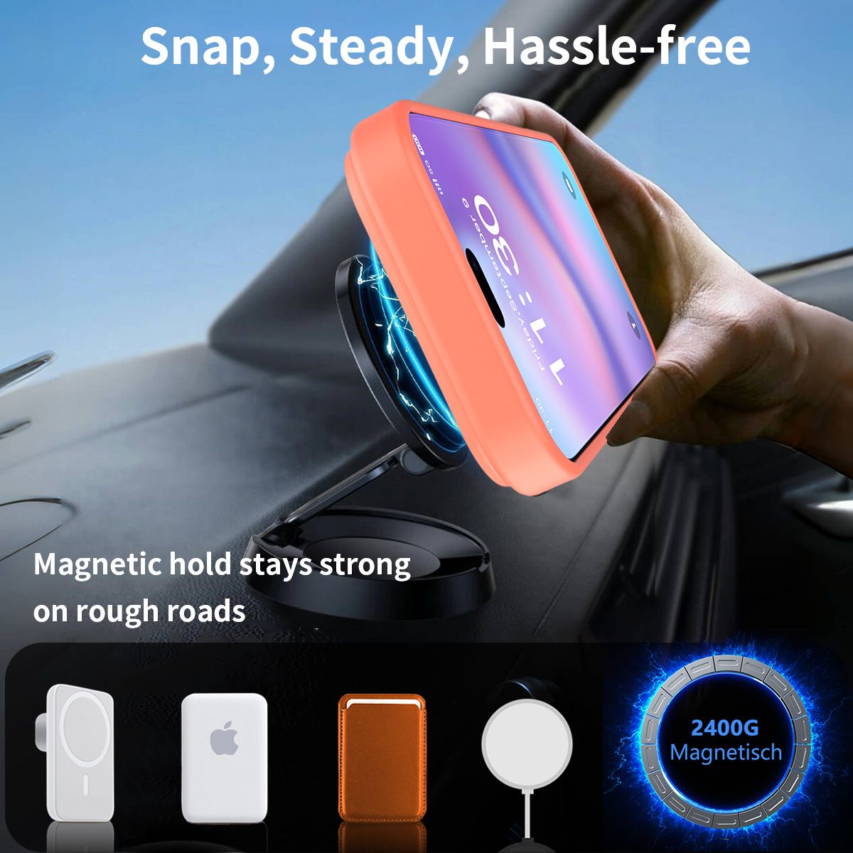 Tilt 45° Frosted Magnetic Stand Case — 235