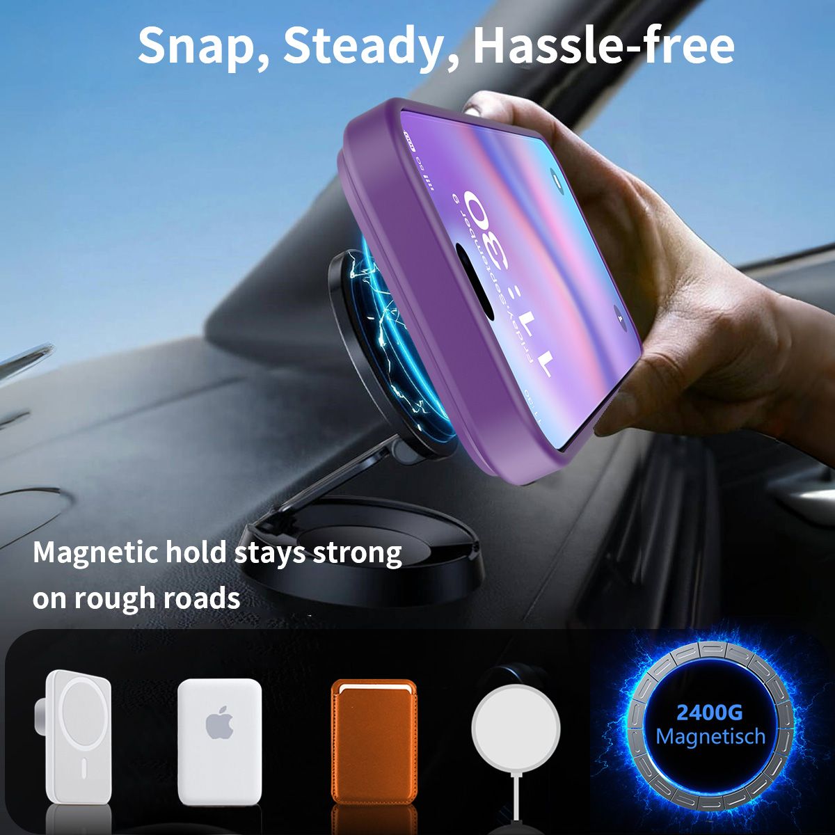 Tilt 45° Frosted Magnetic Stand Case — 242