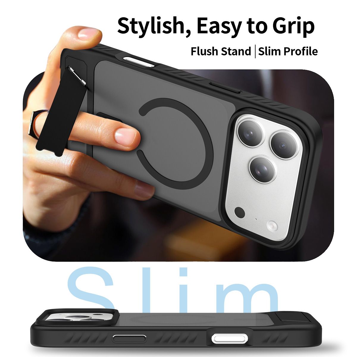 Tilt 45° Frosted Magnetic Stand Case — 254