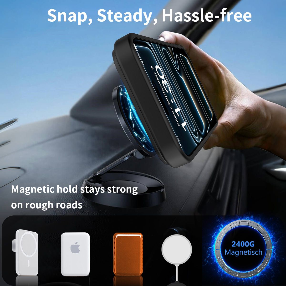Tilt 45° Frosted Magnetic Stand Case — 257