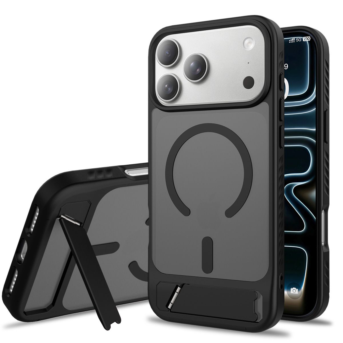 Tilt 45° Frosted Magnetic Stand Case — 251
