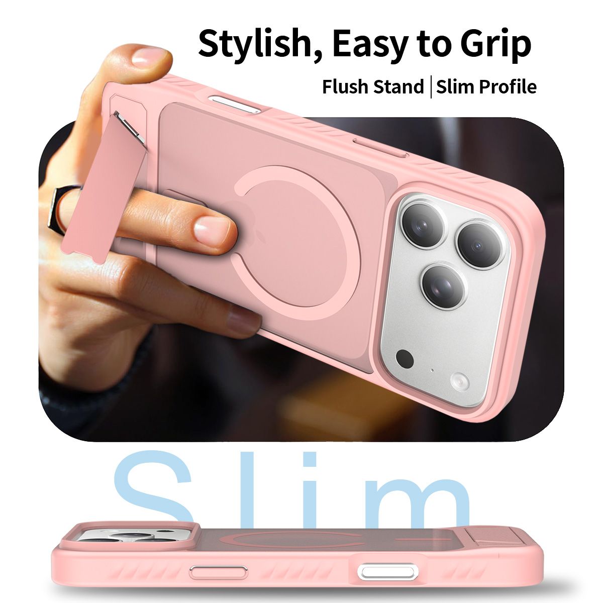 Tilt 45° Frosted Magnetic Stand Case — 263