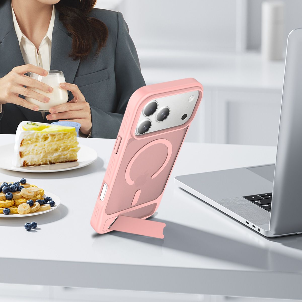 Tilt 45° Frosted Magnetic Stand Case — 265