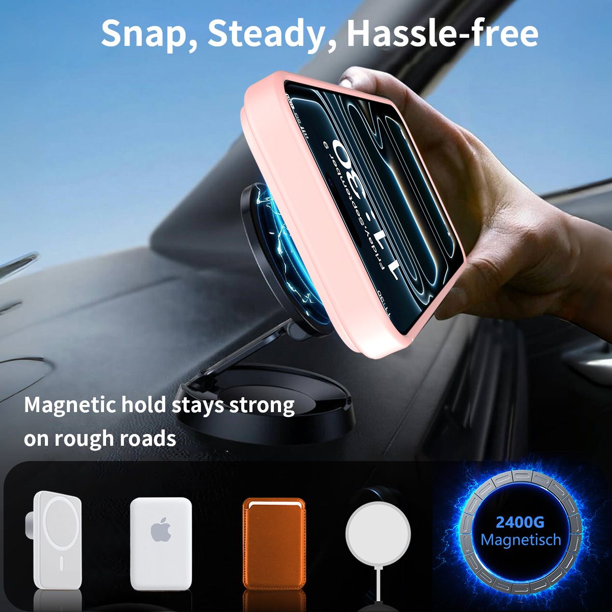 Tilt 45° Frosted Magnetic Stand Case — 266