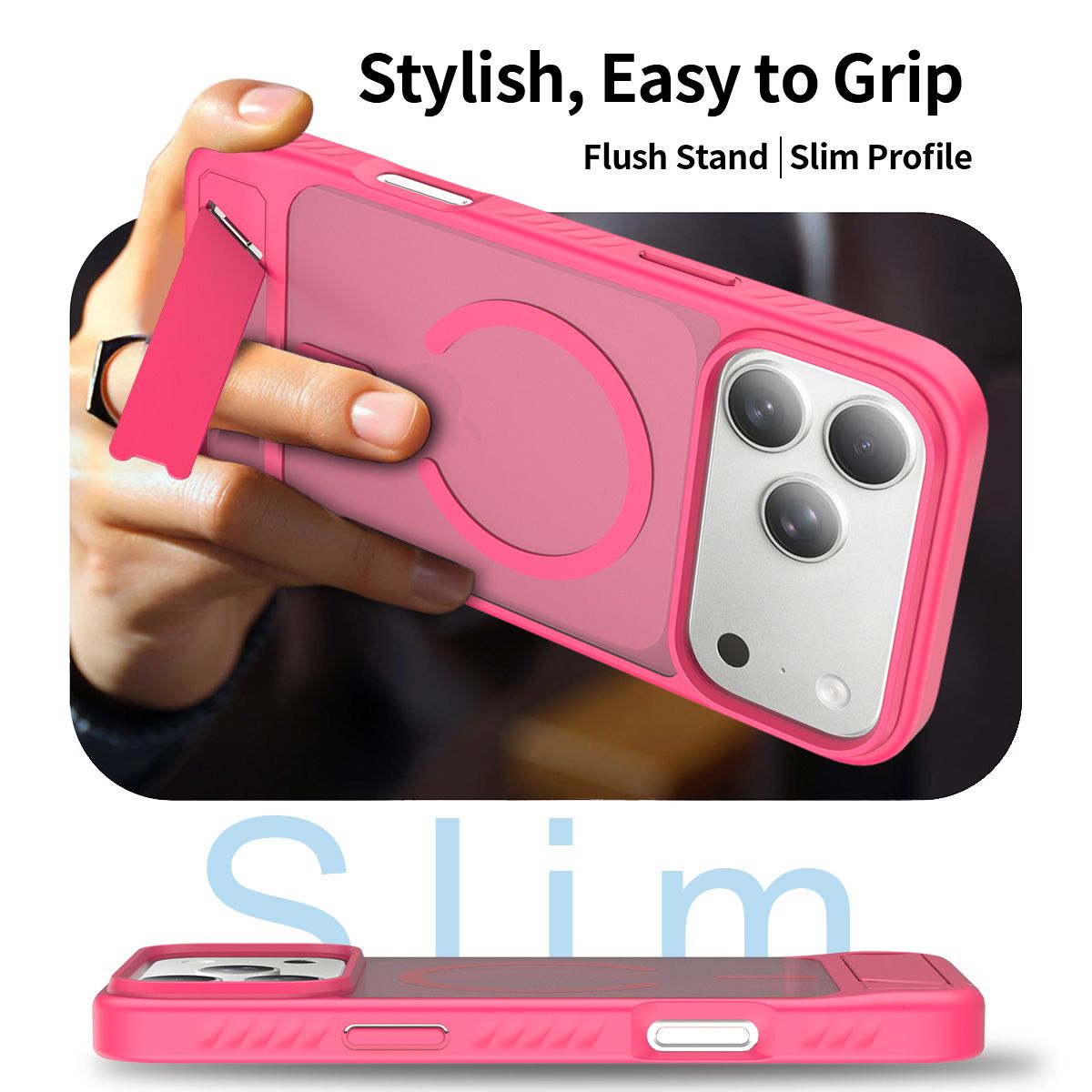 Tilt 45° Frosted Magnetic Stand Case — 270