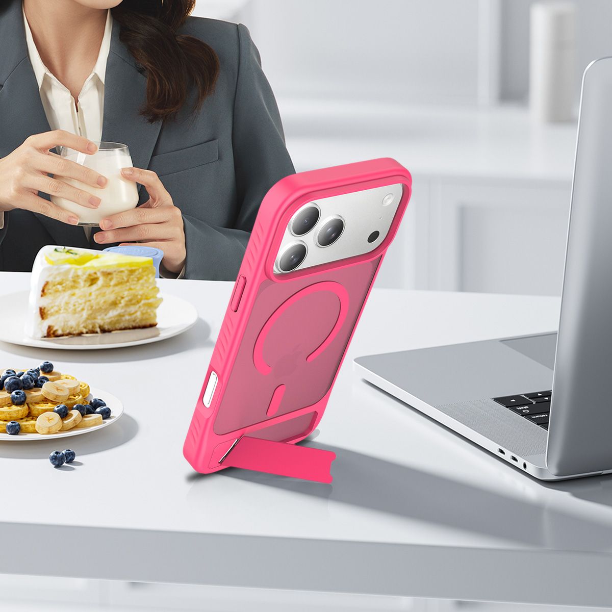 Tilt 45° Frosted Magnetic Stand Case — 272