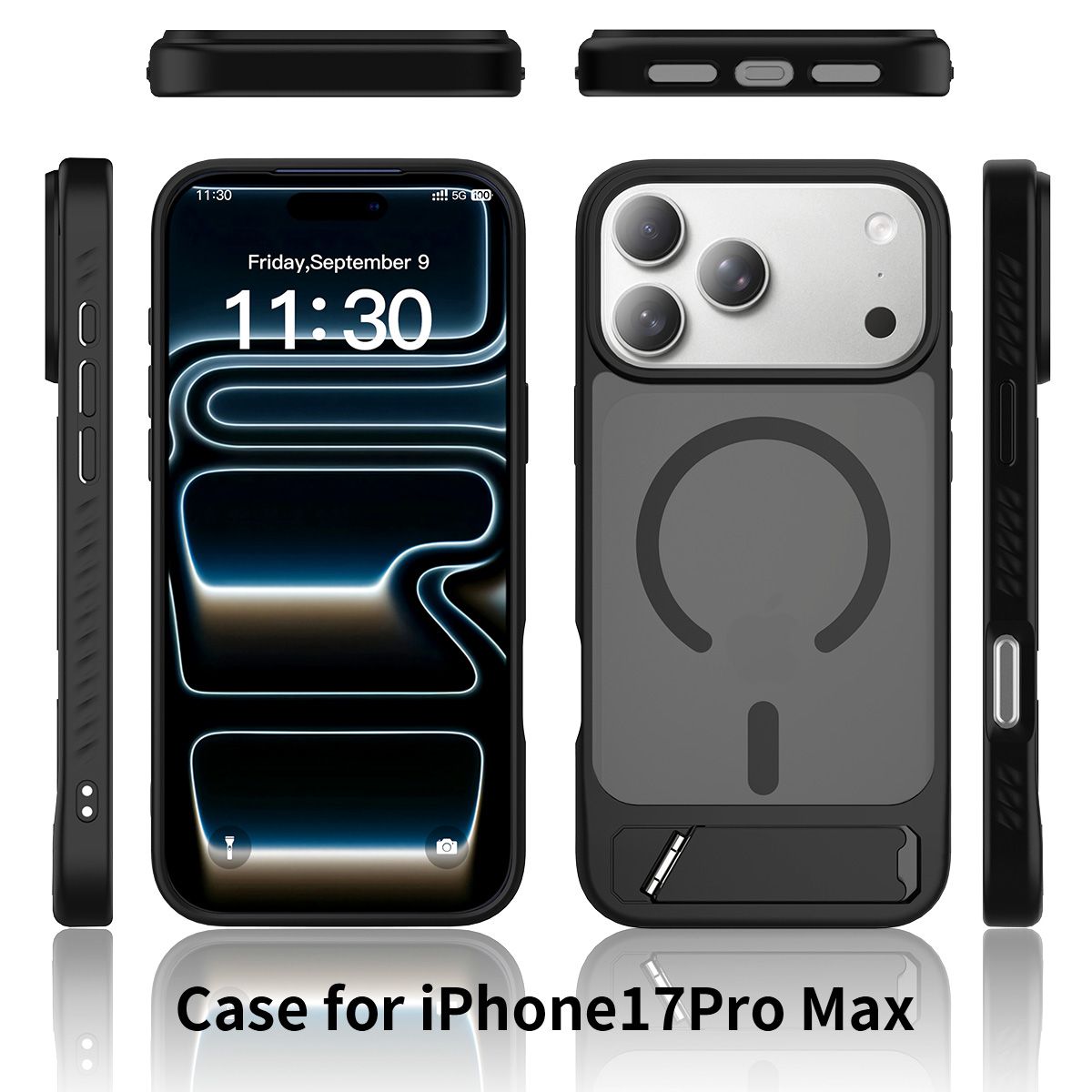 Tilt 45° Frosted Magnetic Stand Case — 259