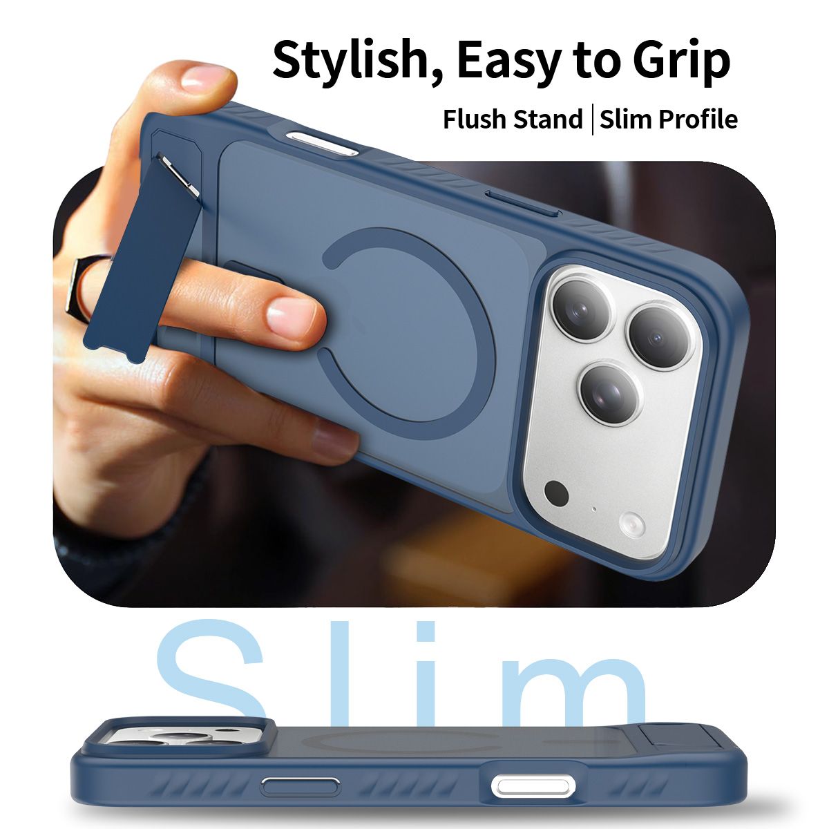 Tilt 45° Frosted Magnetic Stand Case — 277