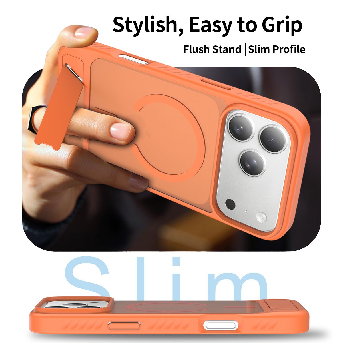 Tilt 45° Frosted Magnetic Stand Case — 284