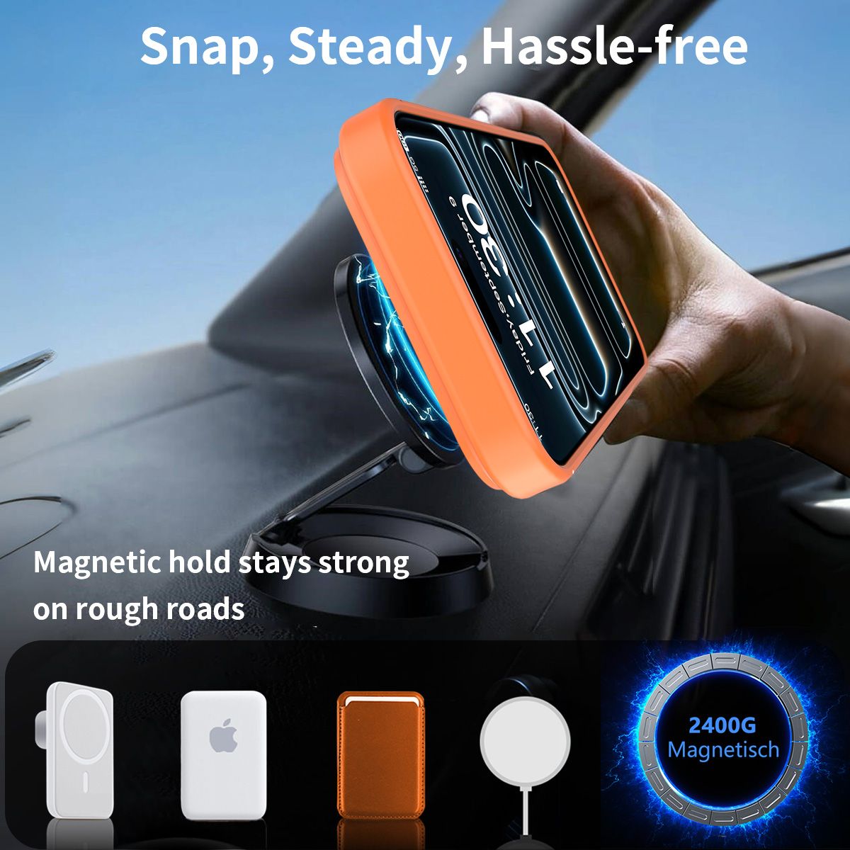 Tilt 45° Frosted Magnetic Stand Case — 287