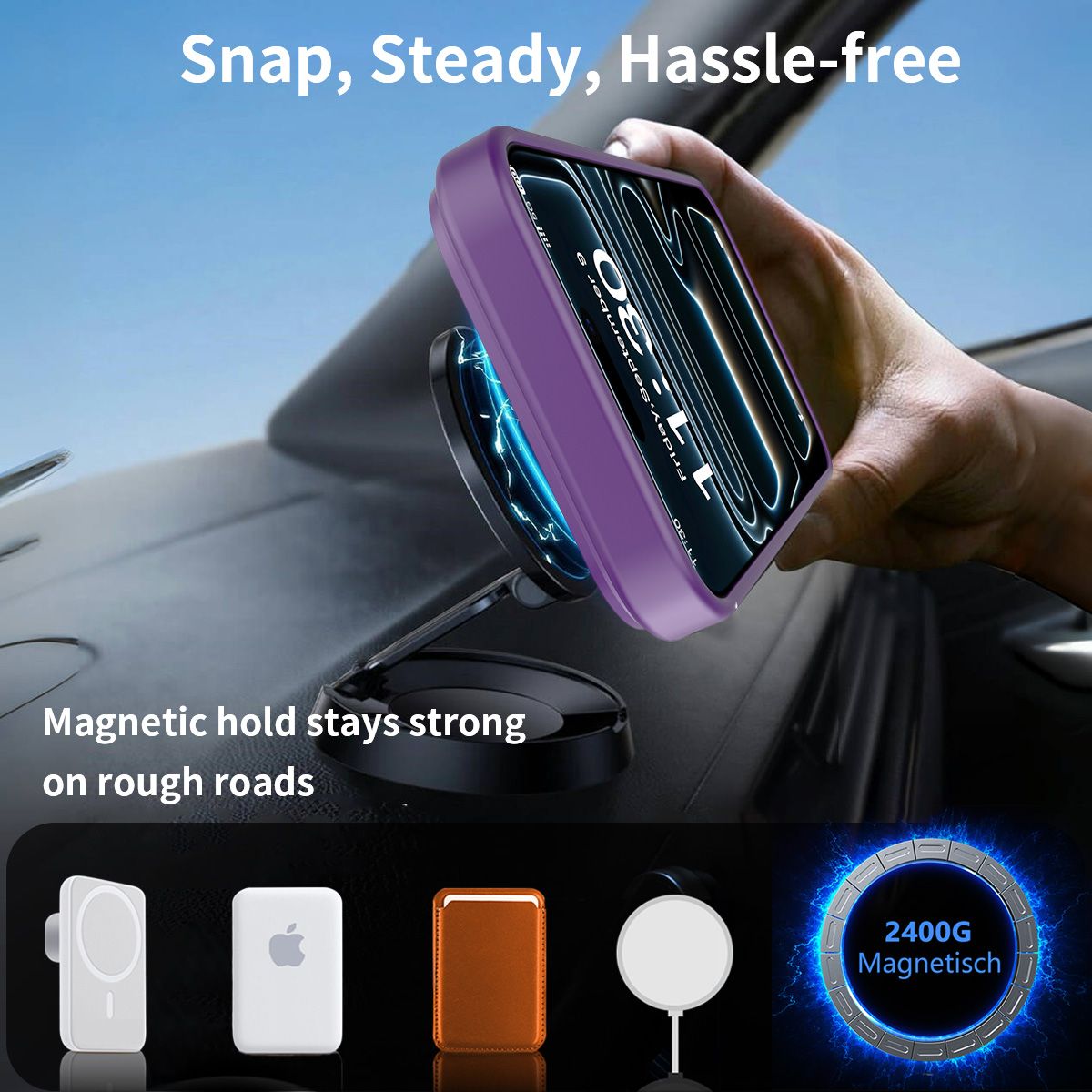 Tilt 45° Frosted Magnetic Stand Case — 294