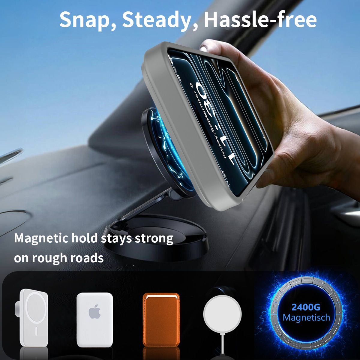 Tilt 45° Frosted Magnetic Stand Case — 301