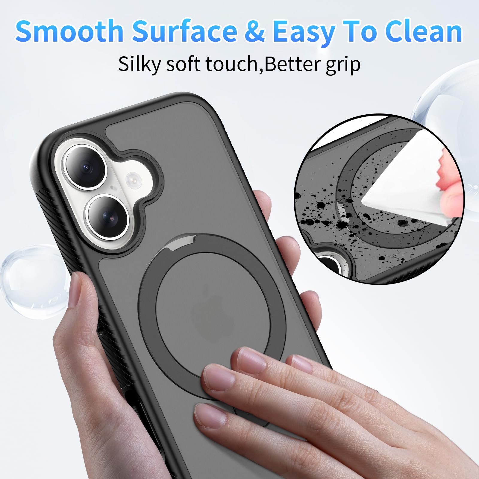 Orbit Frost Matte Skin Feeling Magsafe Case with 360° Rotating Stand — 7
