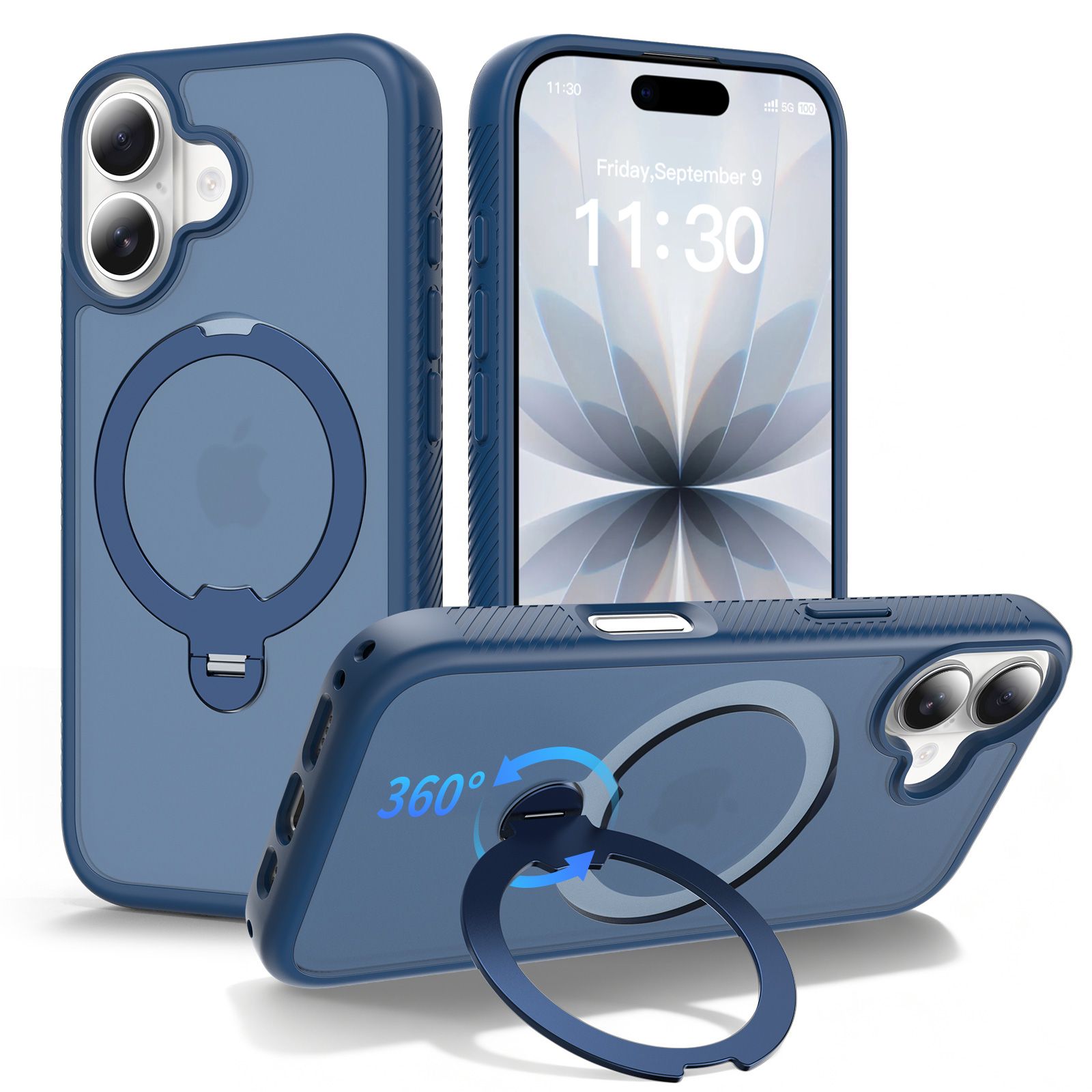 Orbit Frost Matte Skin Feeling Magsafe Case with 360° Rotating Stand — 10