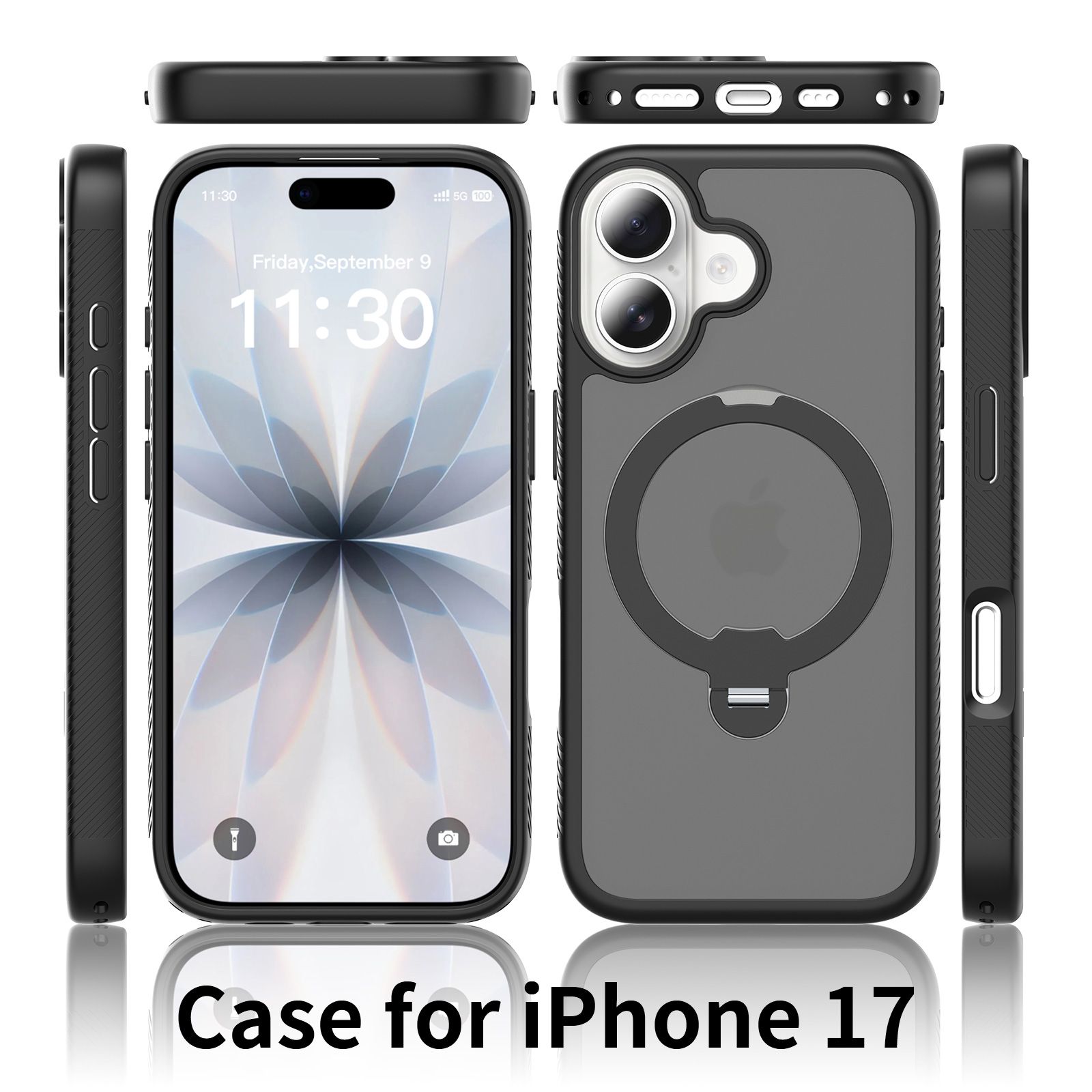 Orbit Frost Matte Skin Feeling Magsafe Case with 360° Rotating Stand — 9