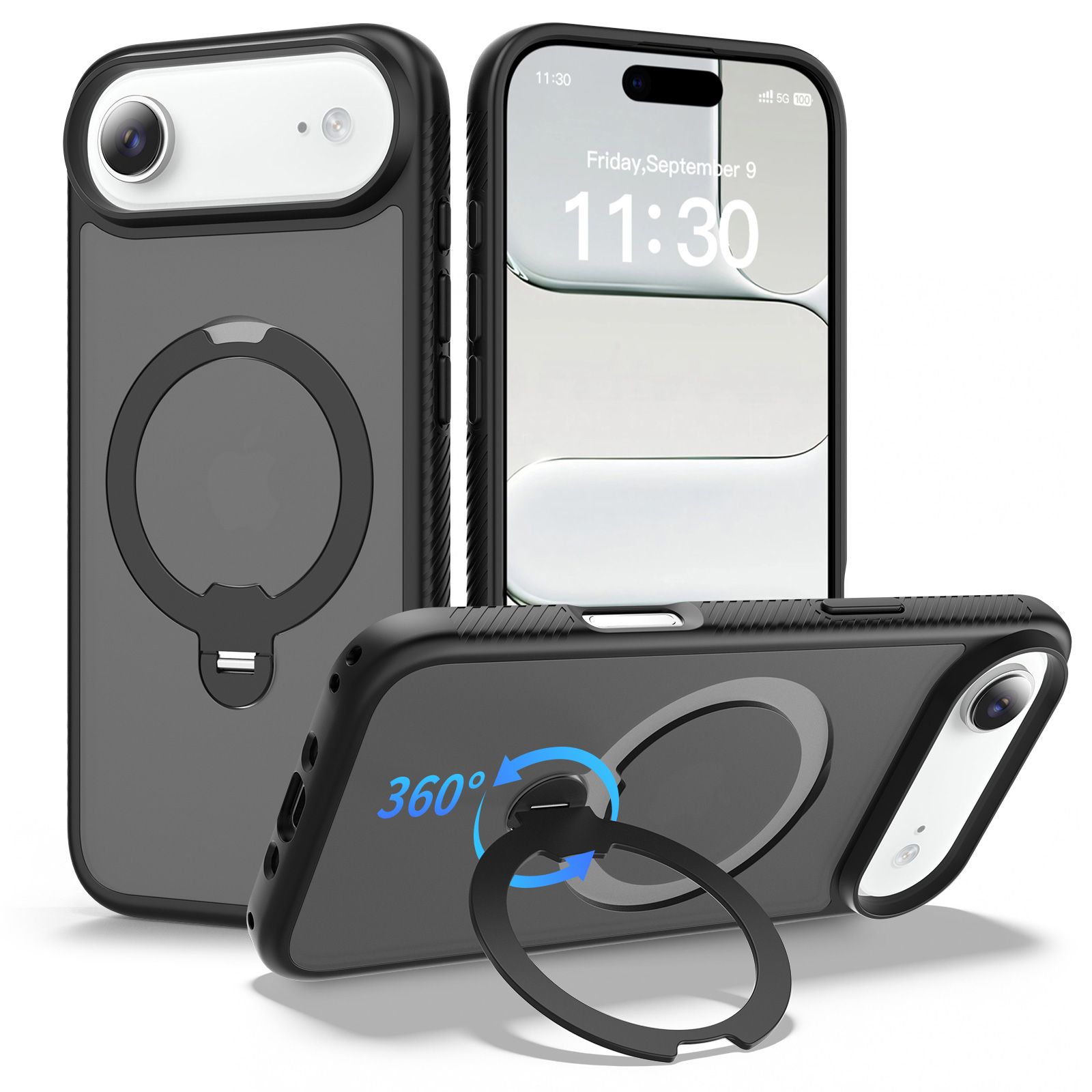 Orbit Frost Matte Skin Feeling Magsafe Case with 360° Rotating Stand — 28