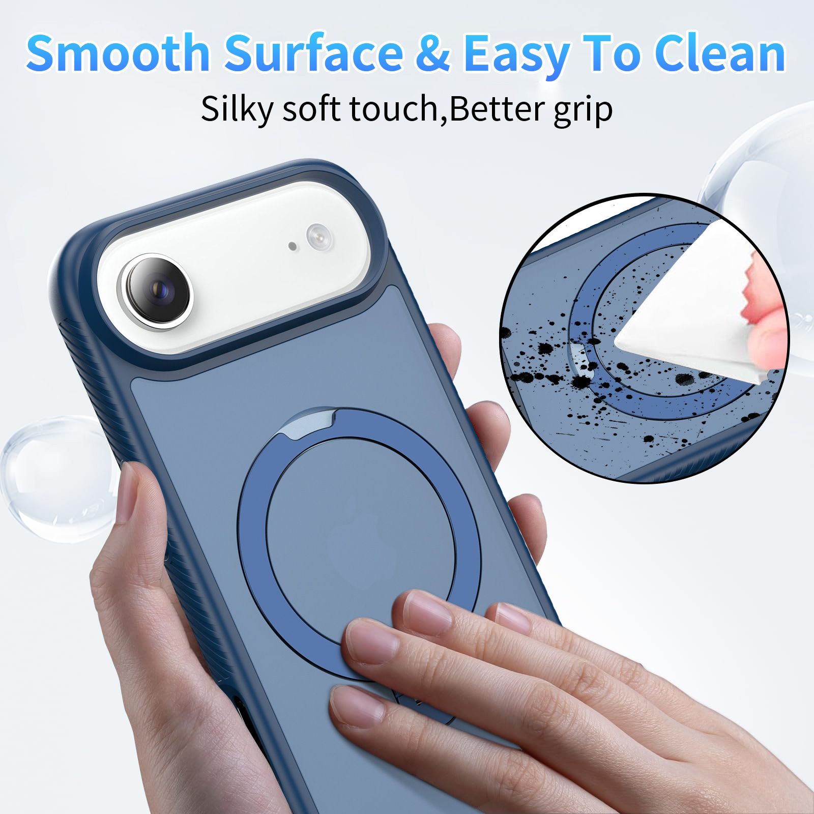 Orbit Frost Matte Skin Feeling Magsafe Case with 360° Rotating Stand — 41