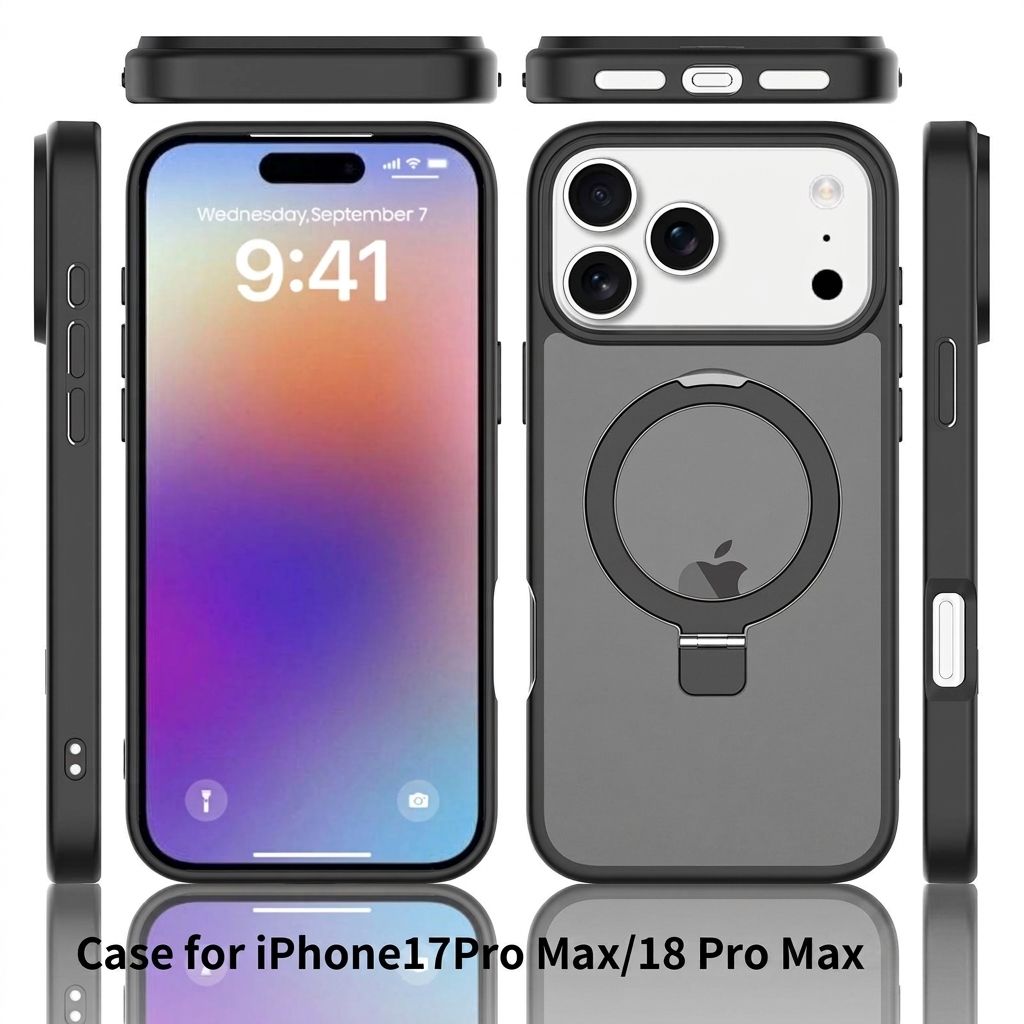 Loop Frost Skin Feeling Magsafe Case with Round Stand — 8