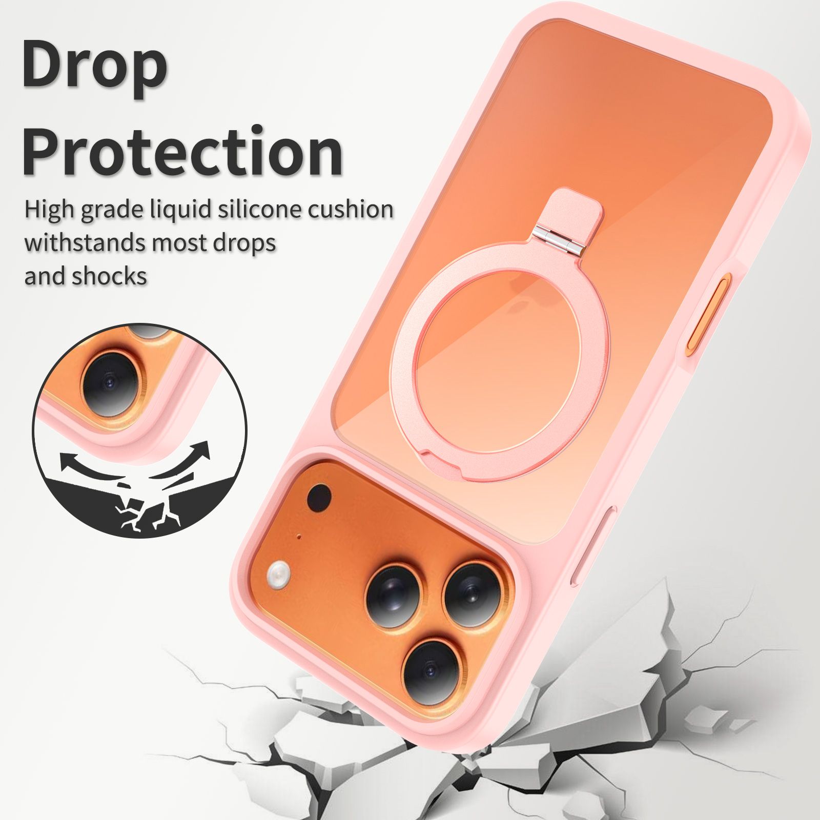 Loop Prism Clear Case with Round Stand — 16