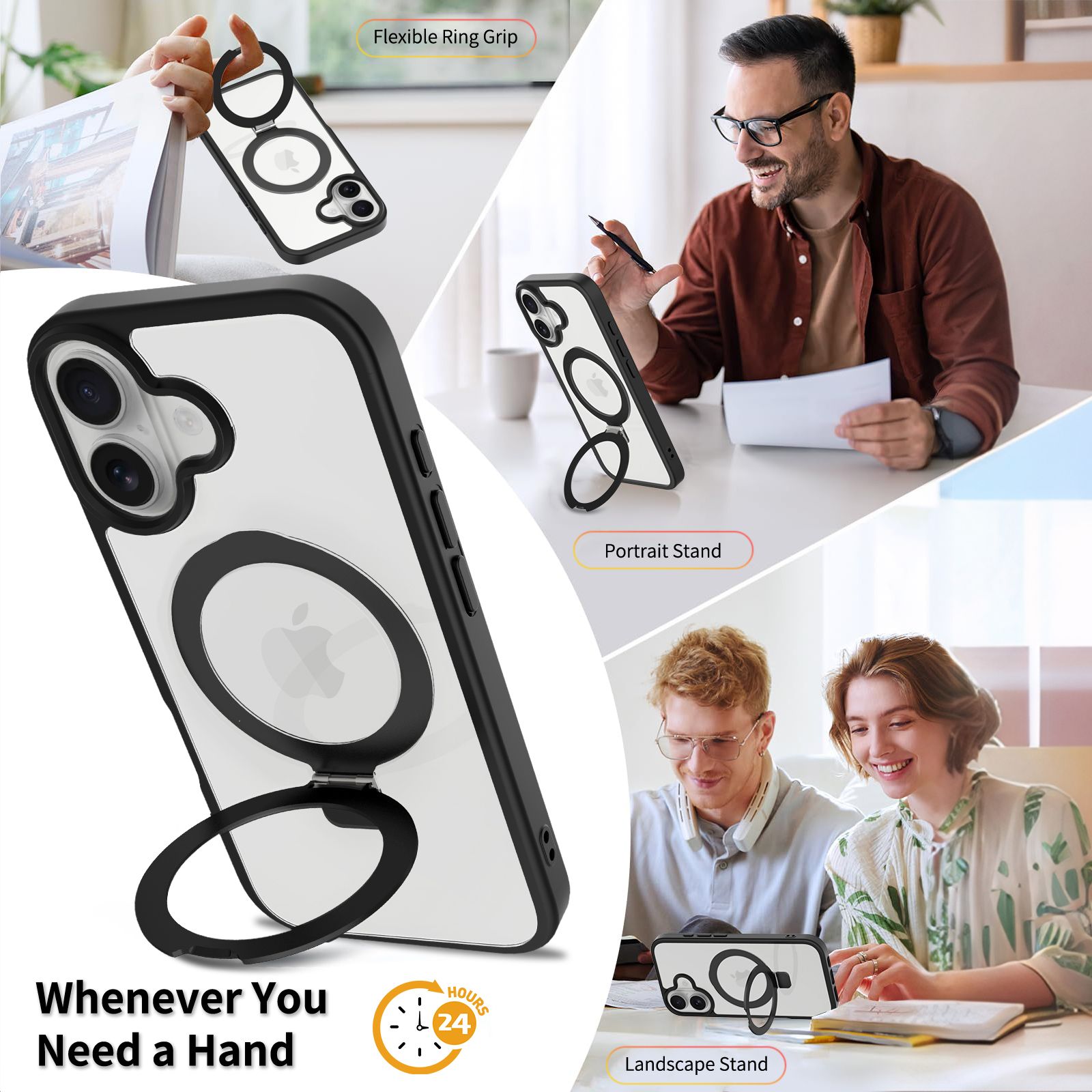 Loop Prism Clear Case with Round Stand — 135