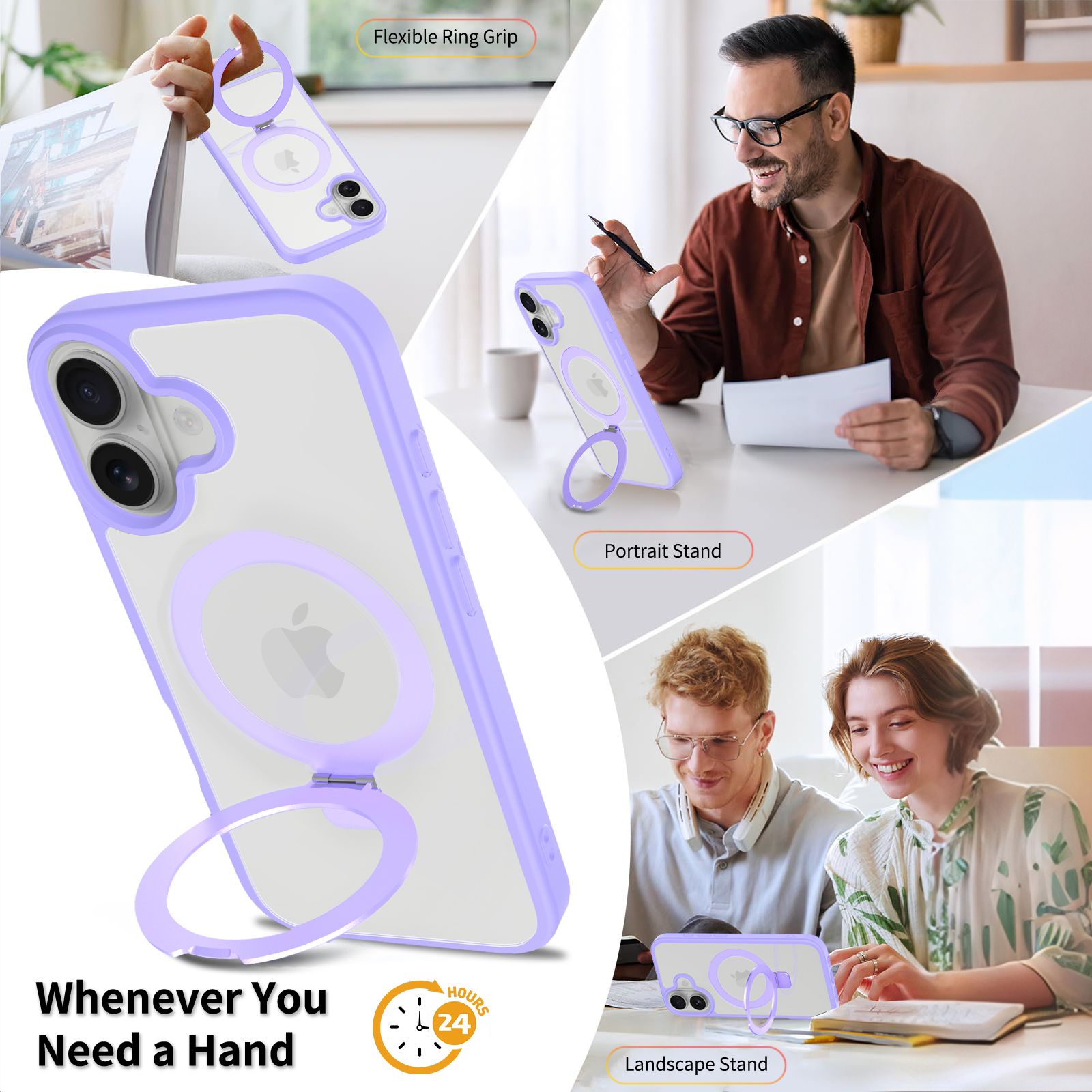 Loop Prism Clear Case with Round Stand — 155