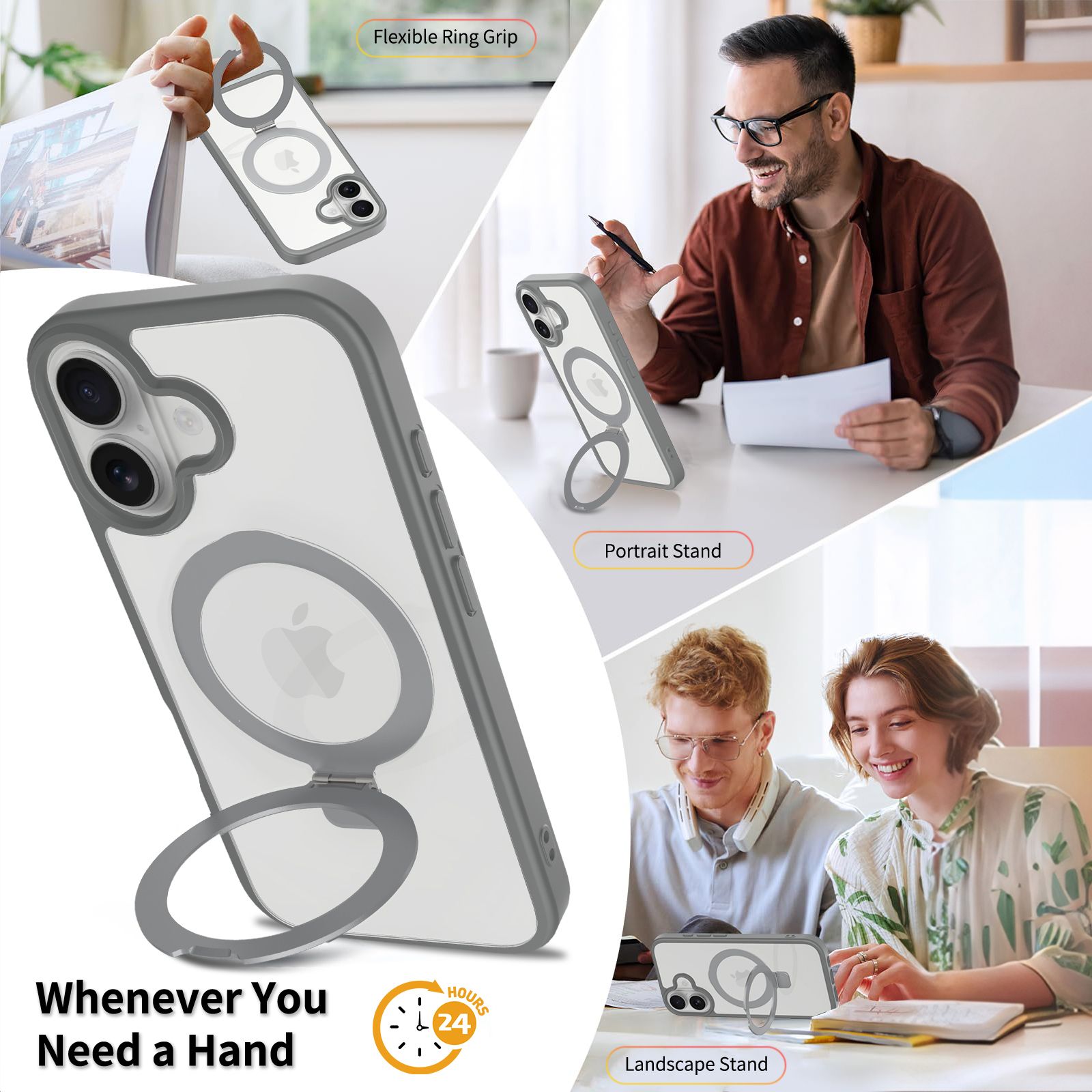Loop Prism Clear Case with Round Stand — 161