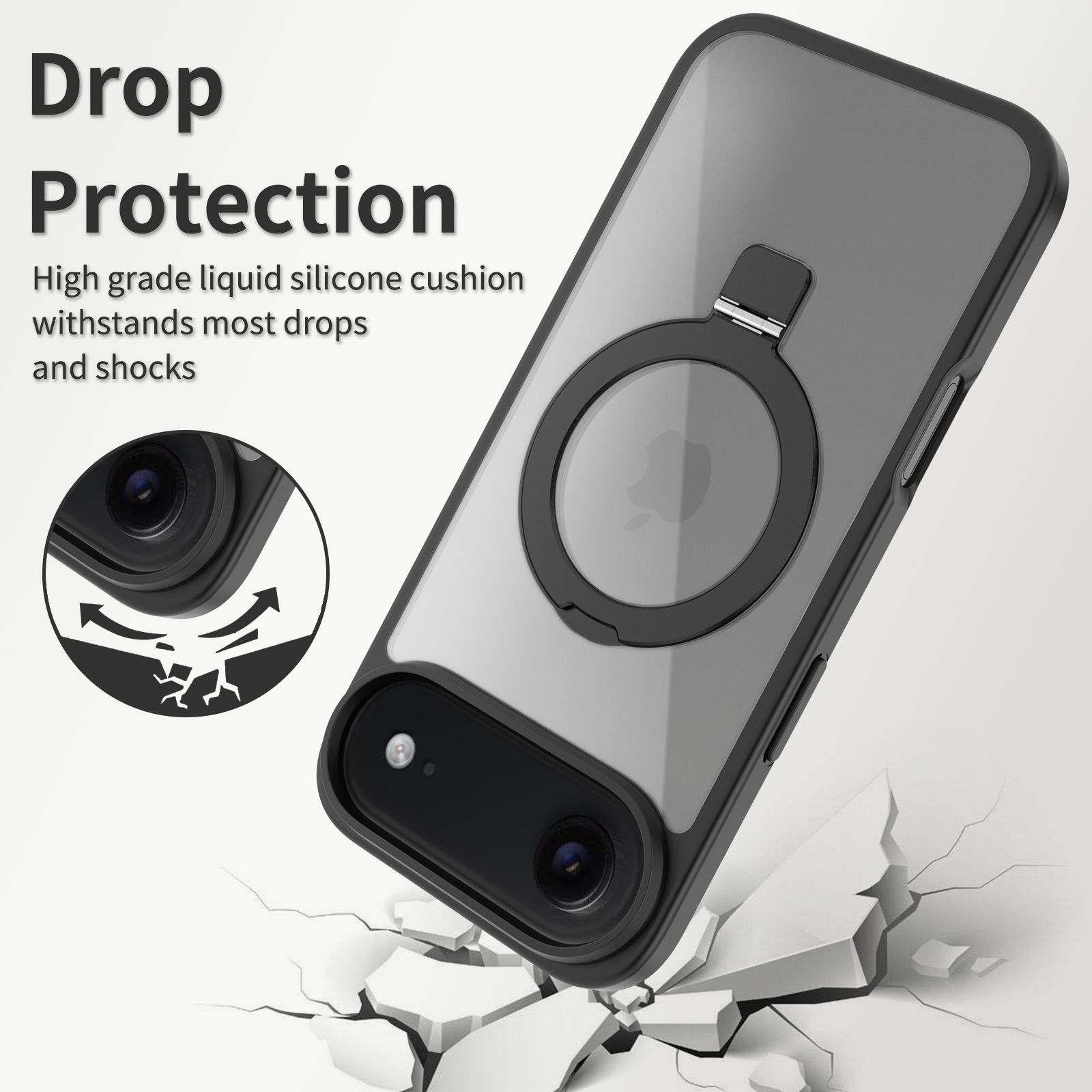 Loop Prism Clear Case with Round Stand — 90
