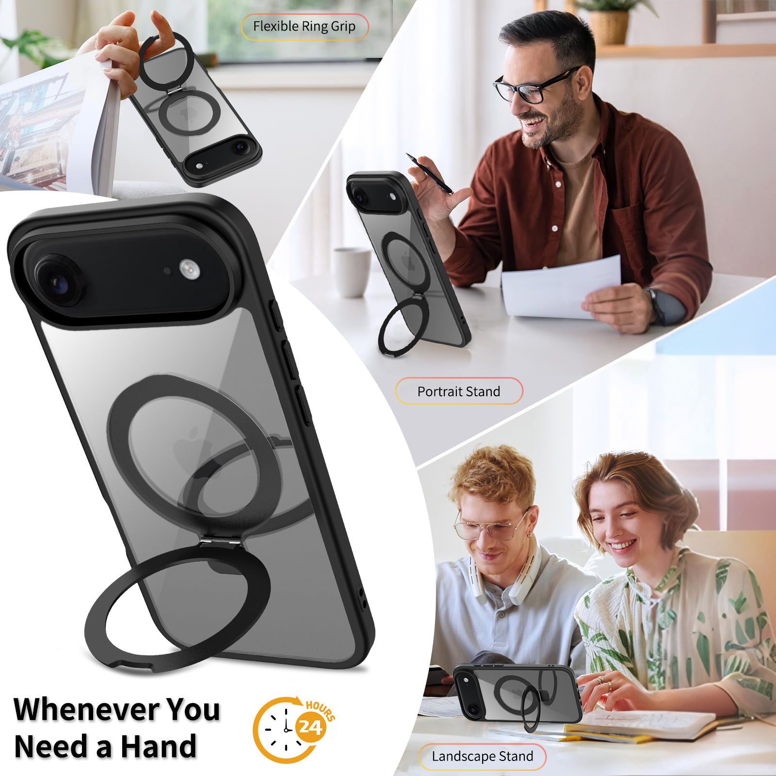 Loop Prism Clear Case with Round Stand — 91