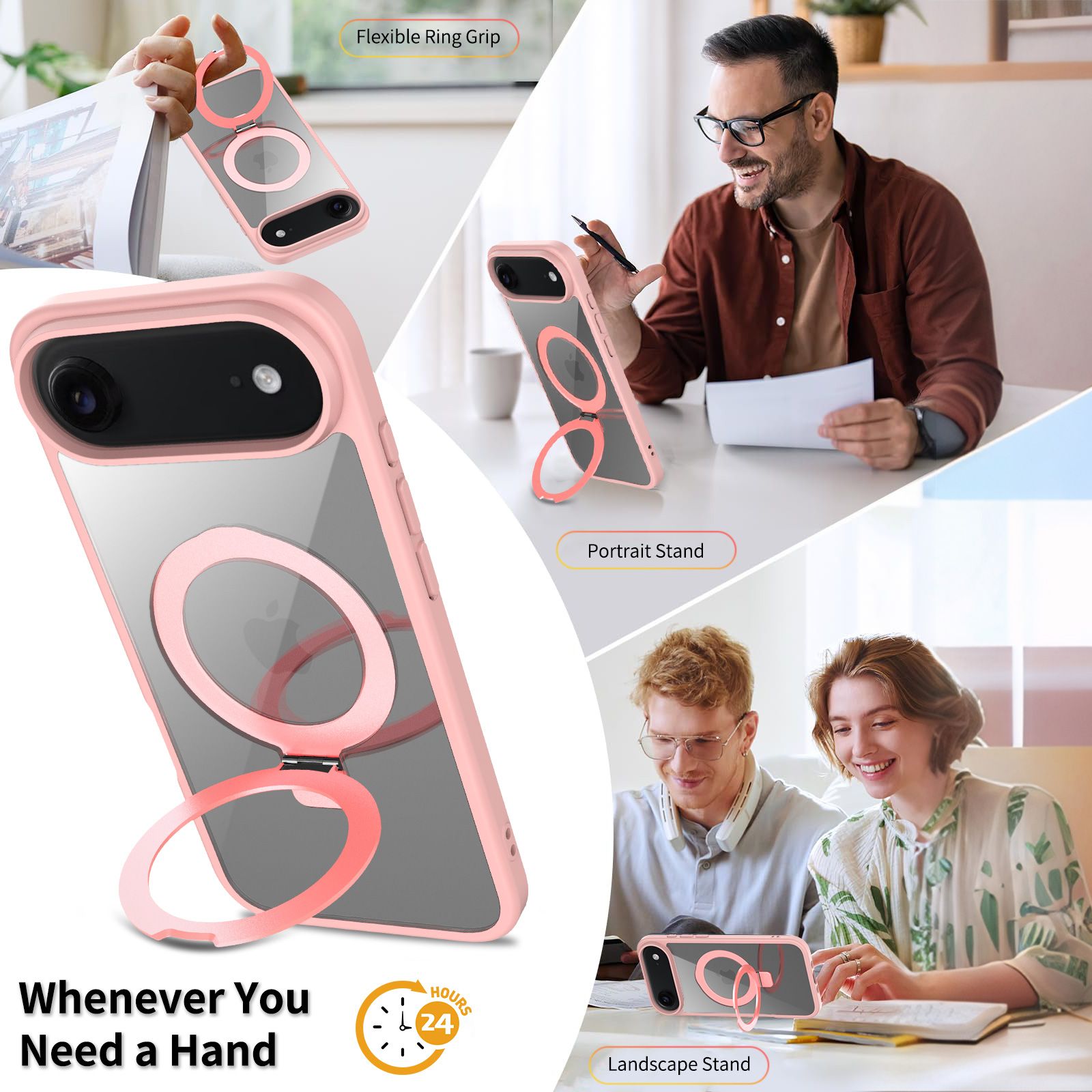 Loop Prism Clear Case with Round Stand — 105