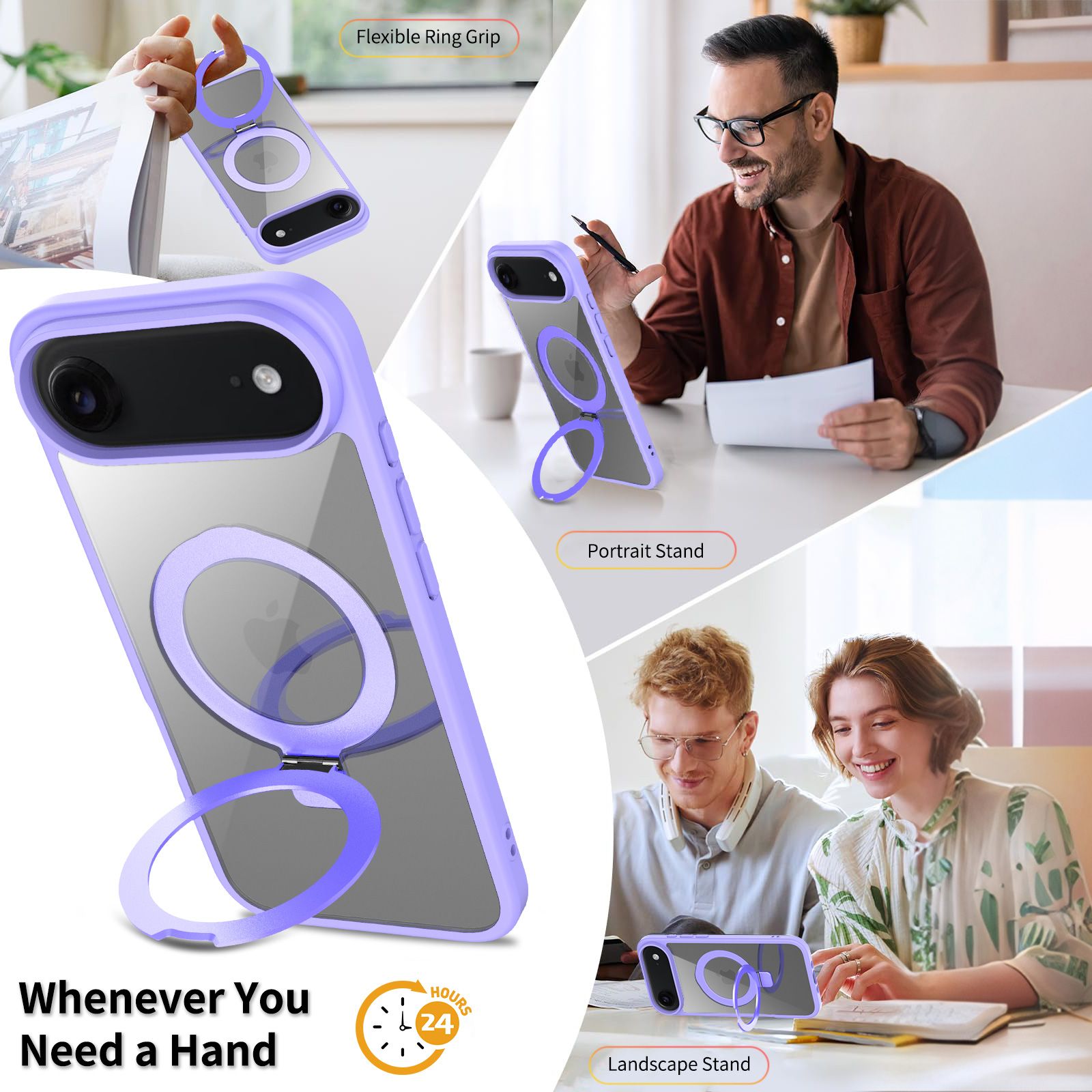 Loop Prism Clear Case with Round Stand — 111