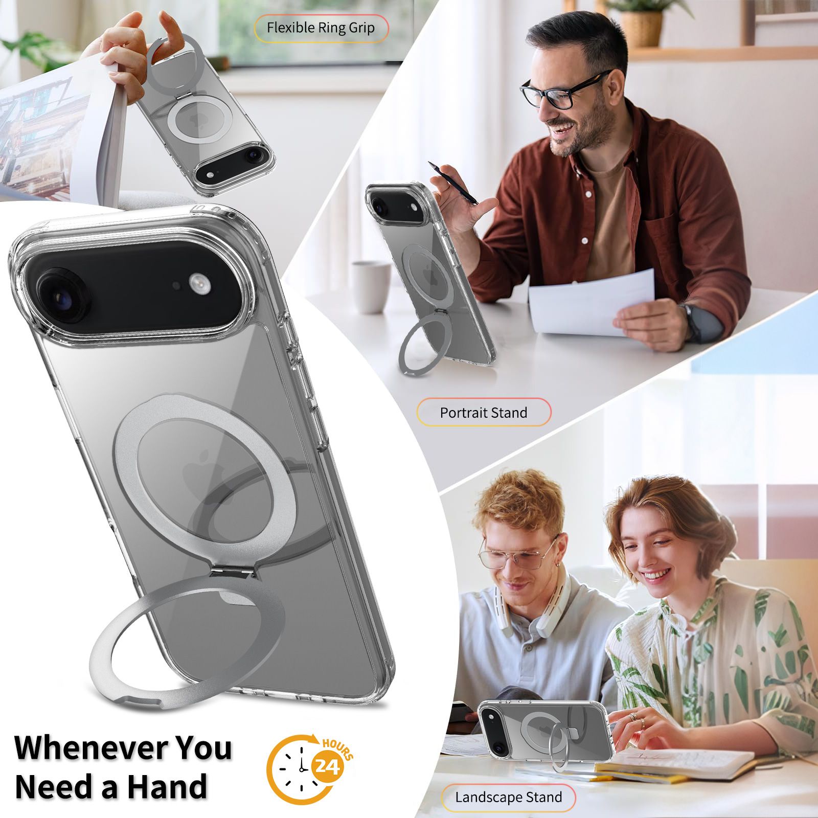 Loop Prism Clear Case with Round Stand — 123