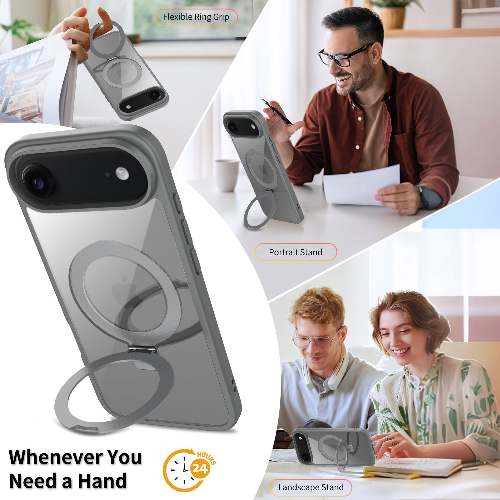 Loop Prism Clear Case with Round Stand — 129