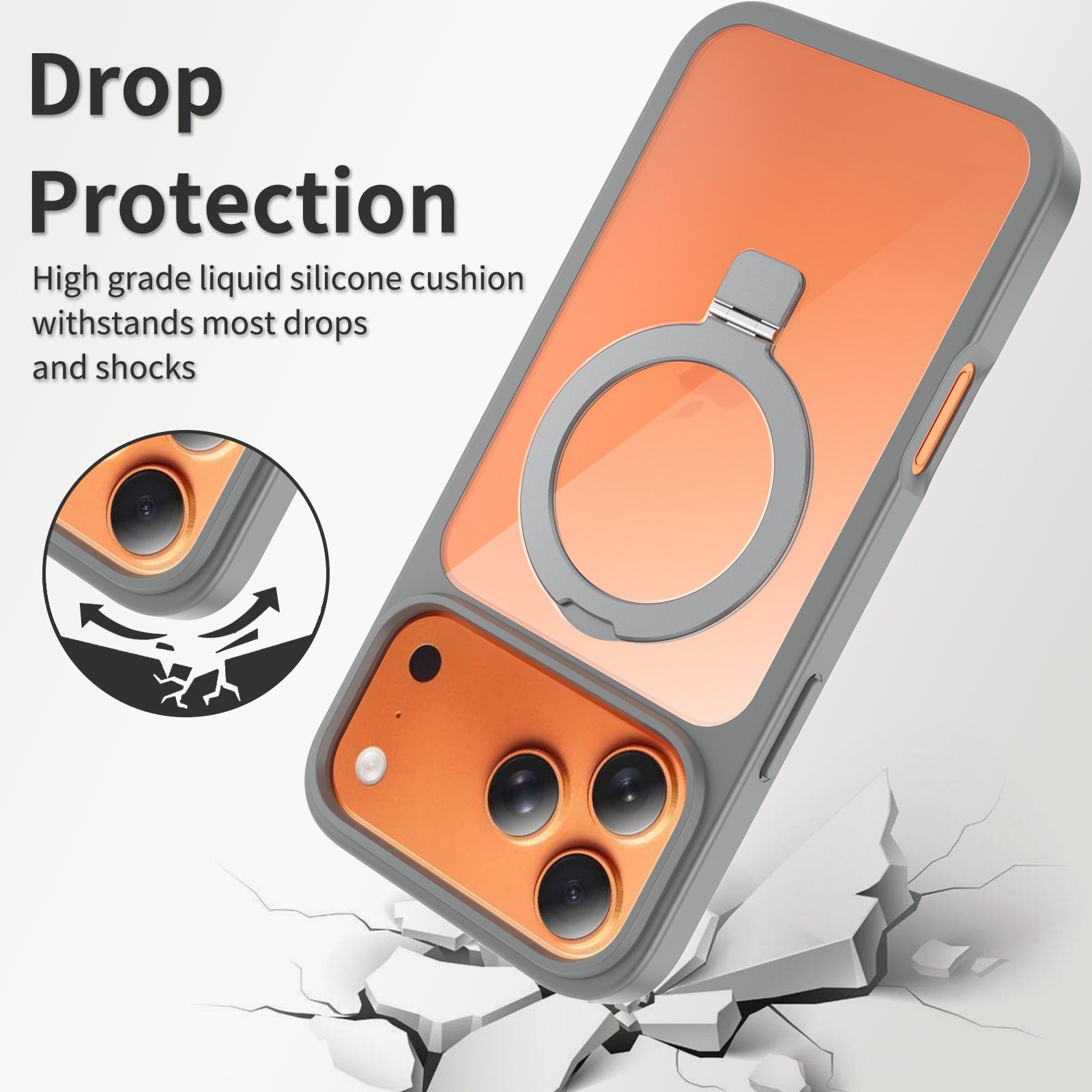 Loop Prism Clear Case with Round Stand — 40