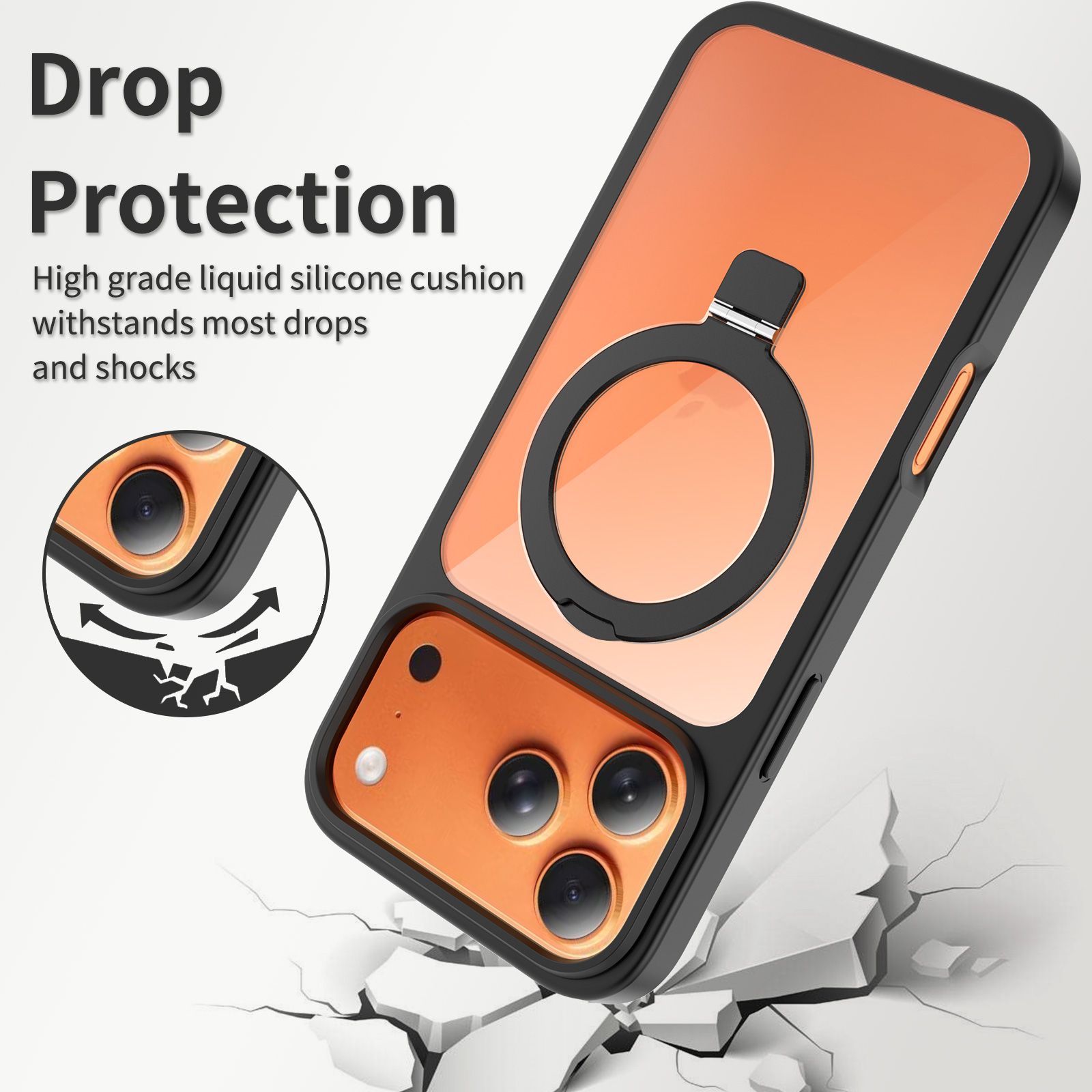 Loop Prism Clear Case with Round Stand — 46