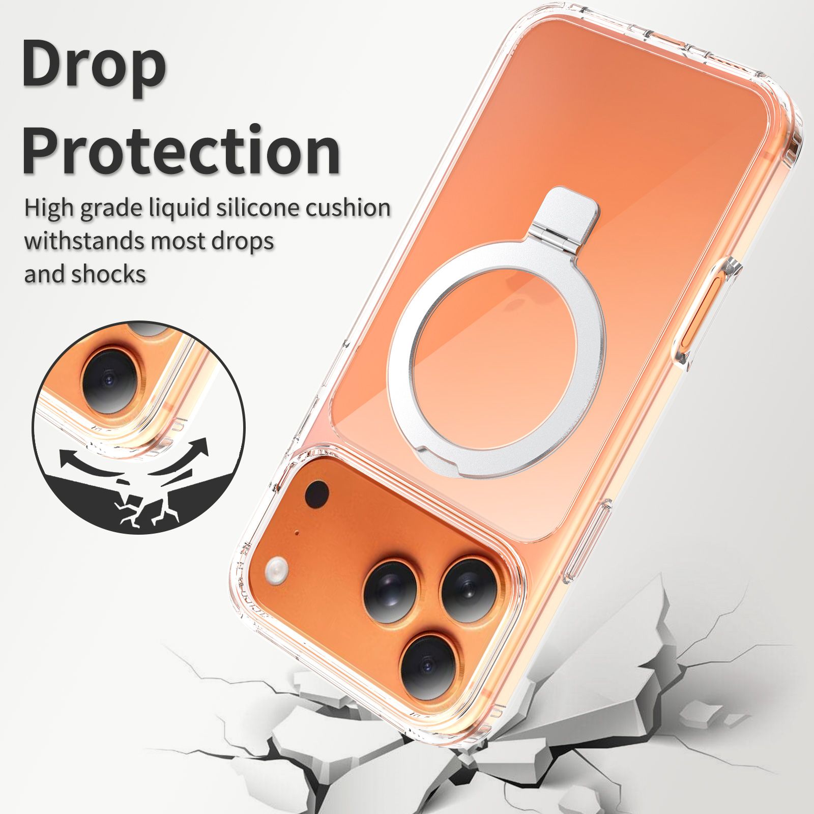 Loop Prism Clear Case with Round Stand — 54