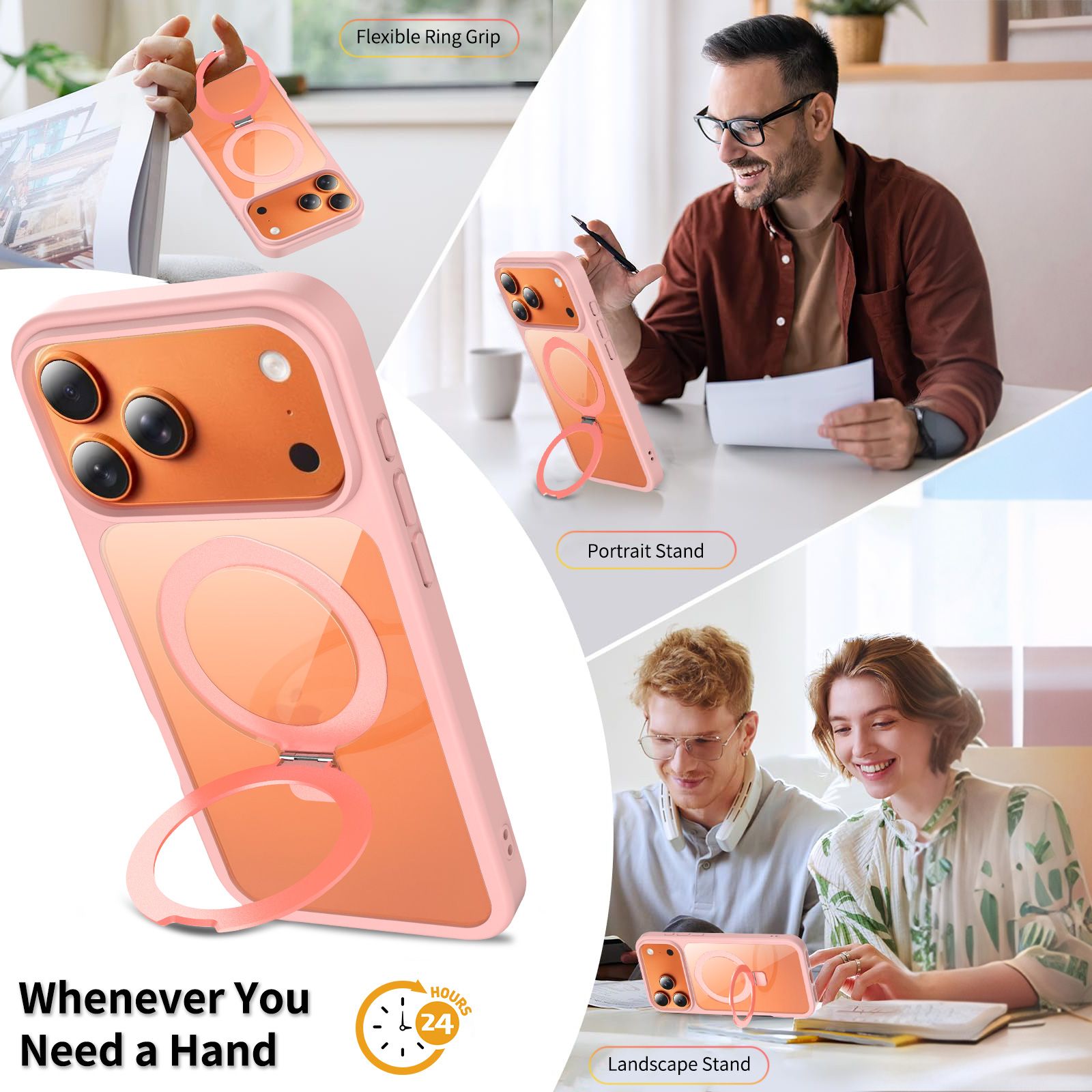 Loop Prism Clear Case with Round Stand — 61