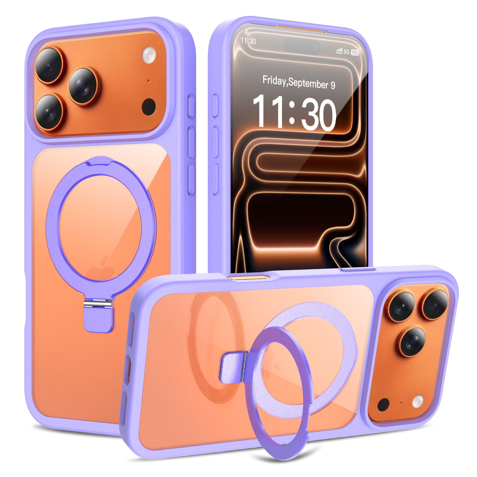 Loop Prism Clear Case with Round Stand — 65