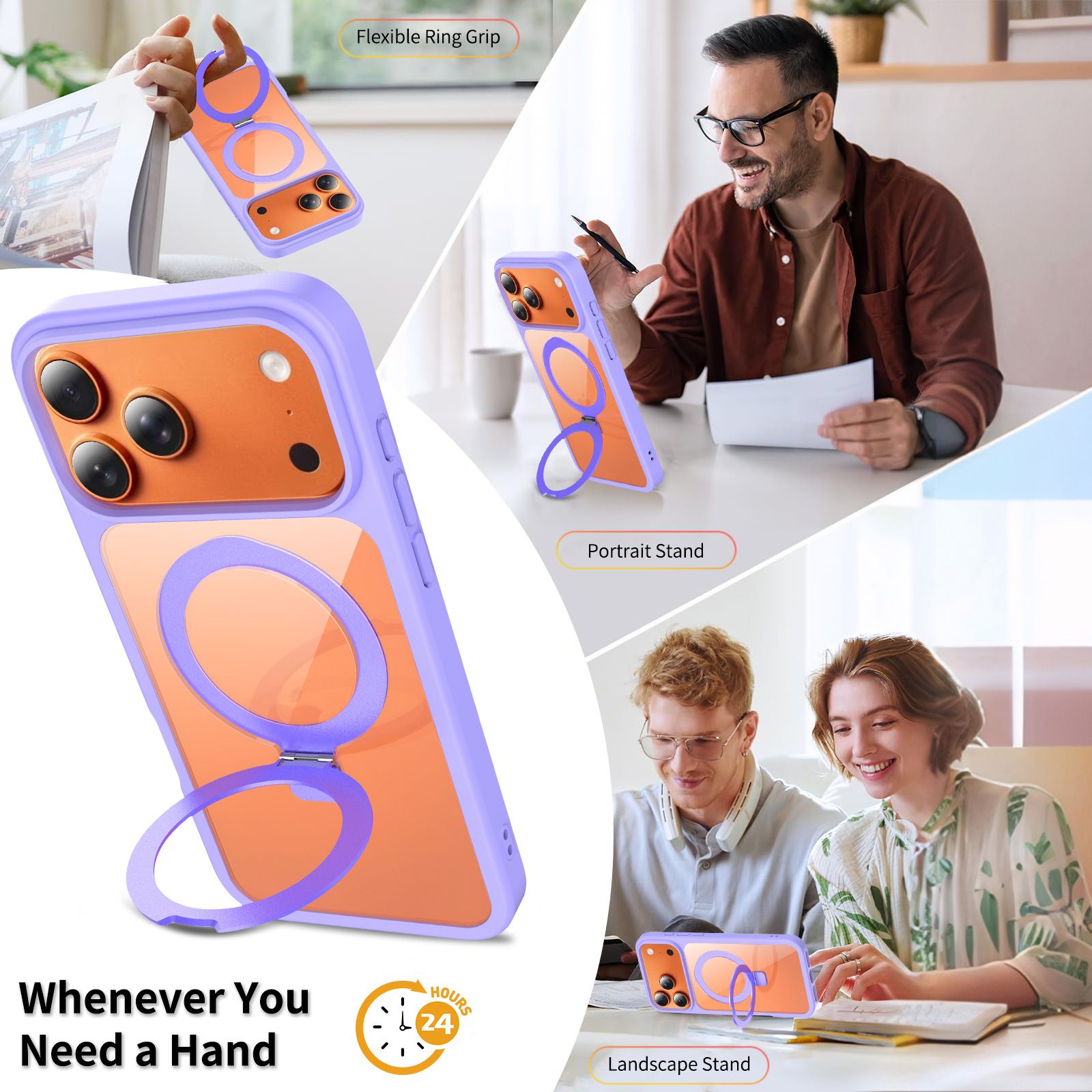 Loop Prism Clear Case with Round Stand — 67