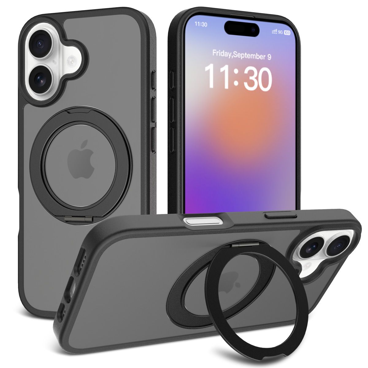 Orbit Frost 360° Rotating Stand Skin-Feel Case — 2