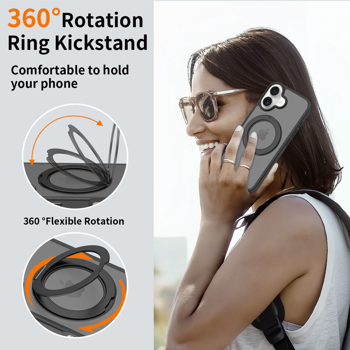 Orbit Frost 360° Rotating Stand Skin-Feel Case — 4