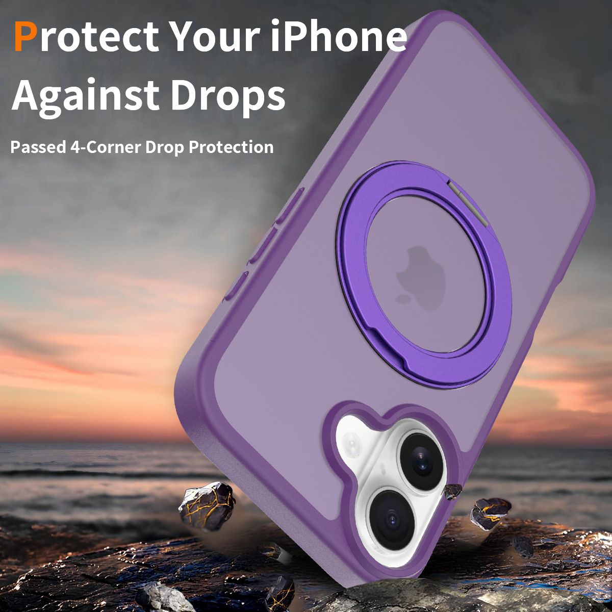 Orbit Frost 360° Rotating Stand Skin-Feel Case — 17