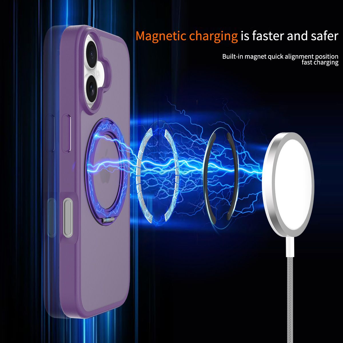 Orbit Frost 360° Rotating Stand Skin-Feel Case — 19