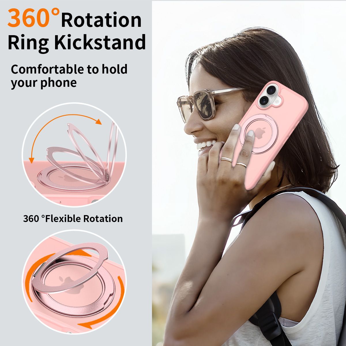 Orbit Frost 360° Rotating Stand Skin-Feel Case — 12