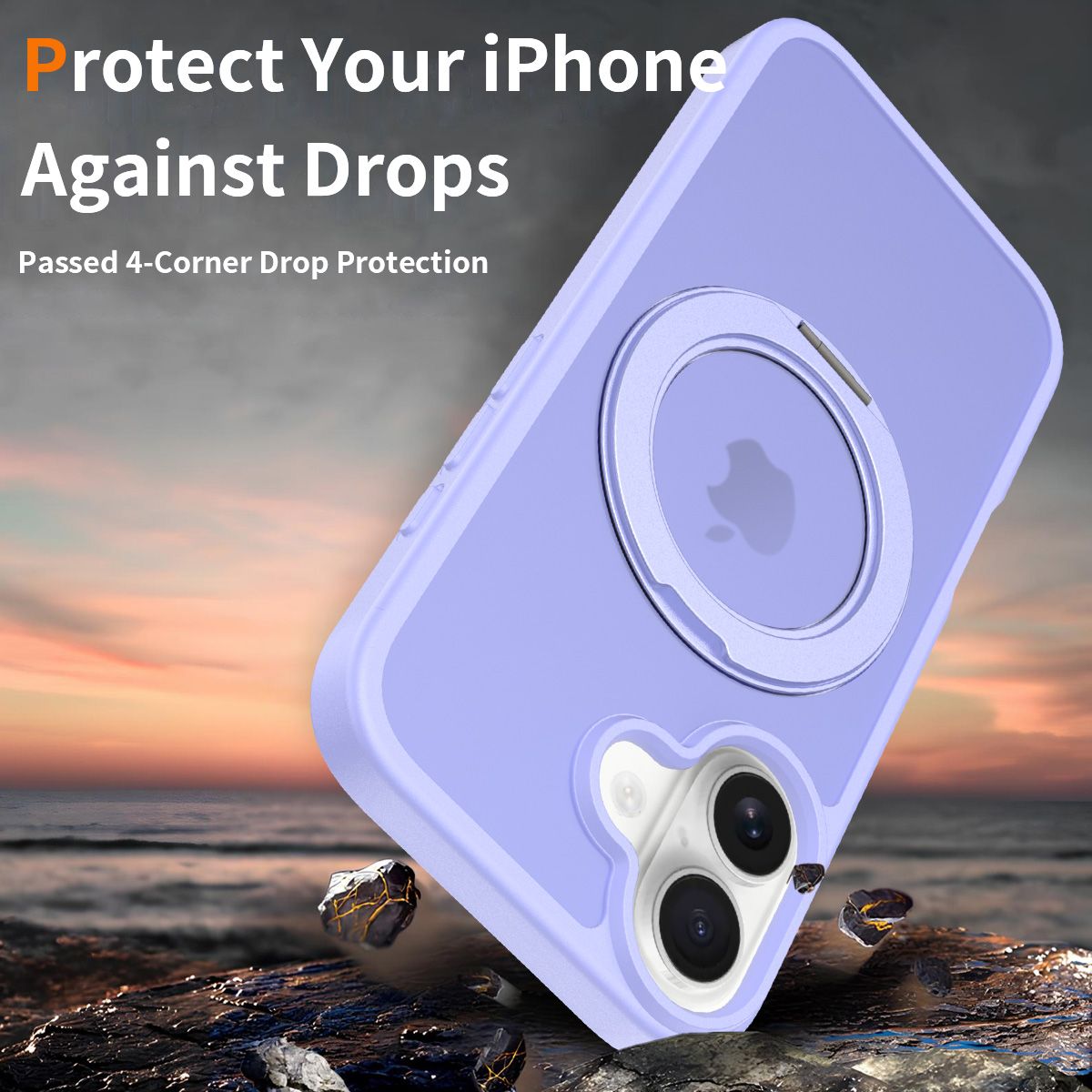 Orbit Frost 360° Rotating Stand Skin-Feel Case — 35